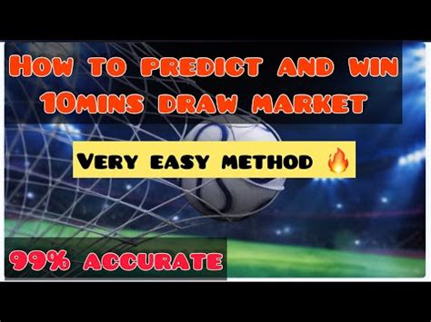 How to predict and win 10 minutes draw on sportybet .